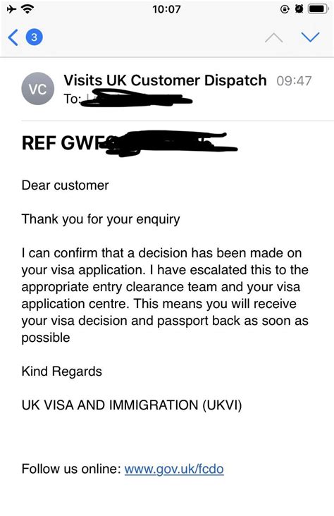 A UK visa application is a complex process that requires careful research and preparation. . A decision has been made on your uk visa application email